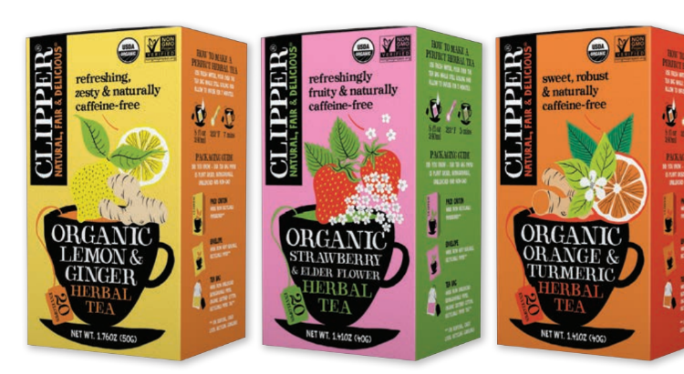 Clipper Tea推出完全可回收包装和品牌重塑
